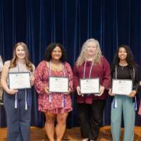 Heather Koster with awardees